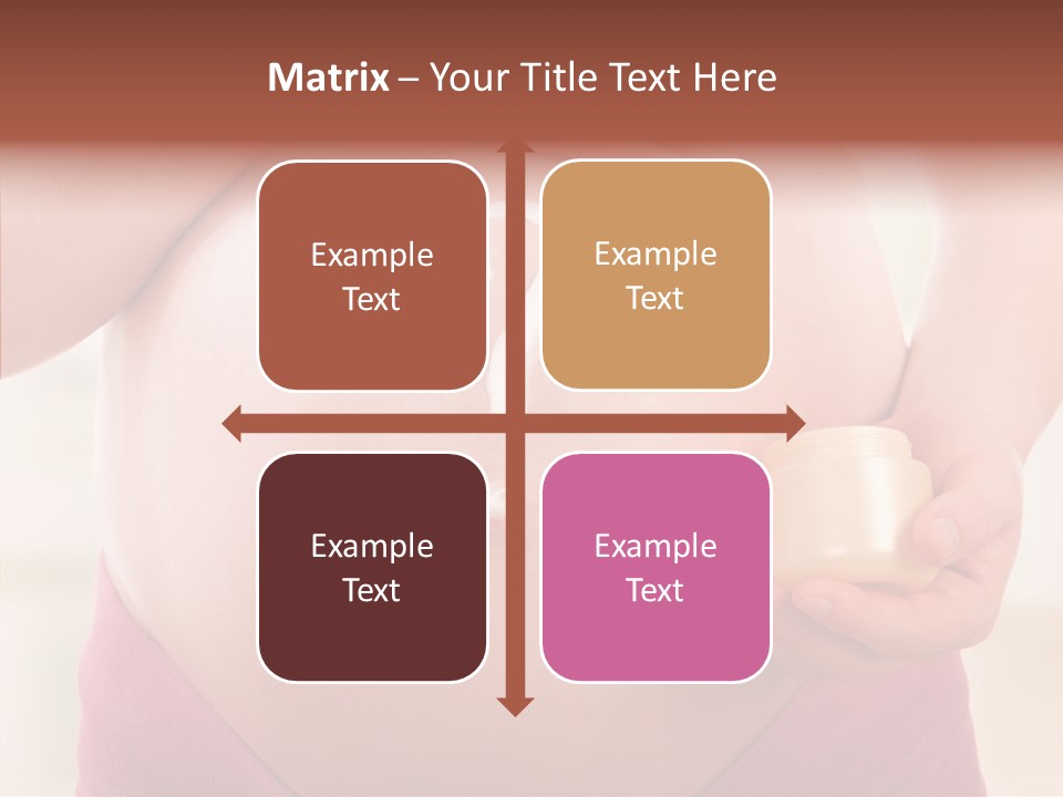 Tummy Baby Anticipation PowerPoint Template