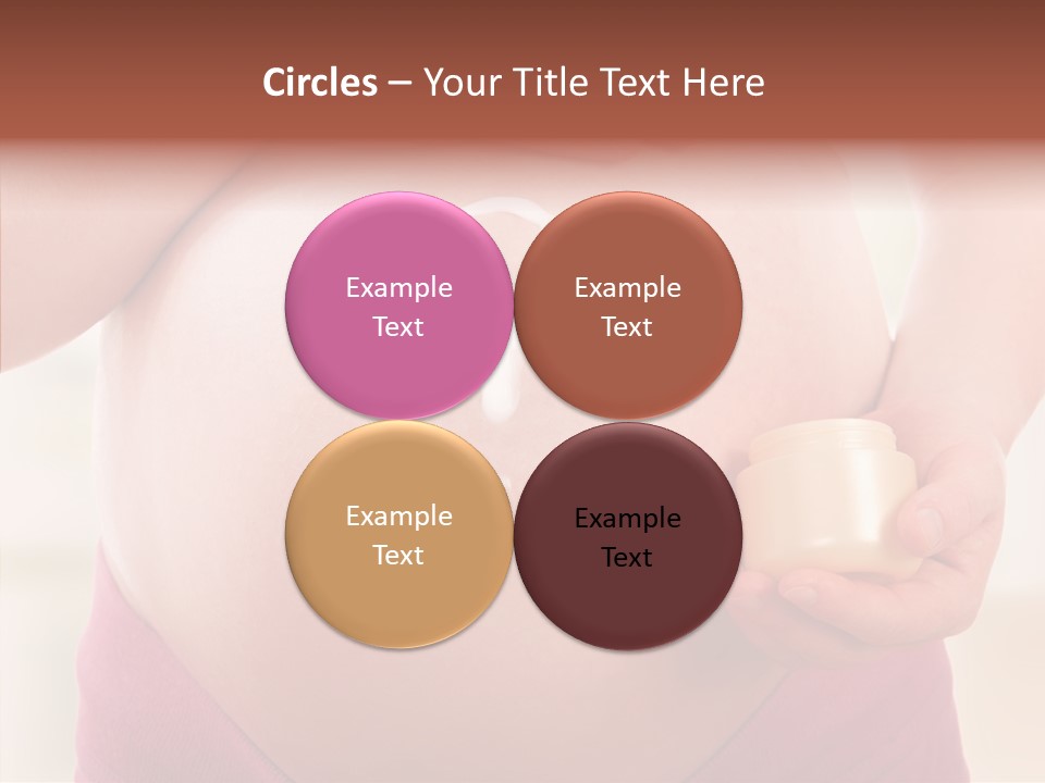 Tummy Baby Anticipation PowerPoint Template