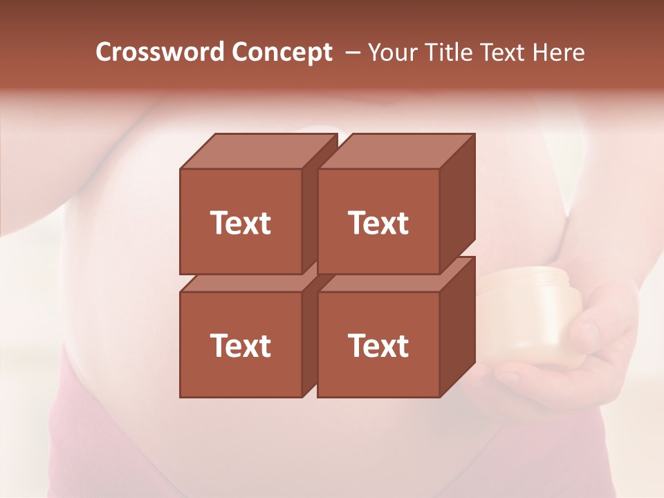 Tummy Baby Anticipation PowerPoint Template