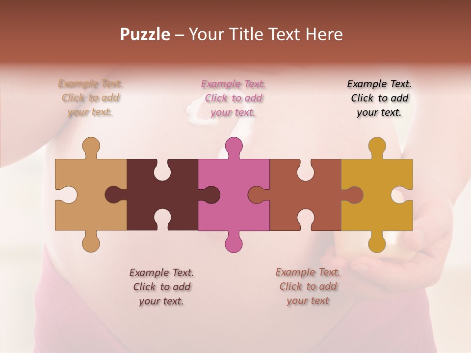 Tummy Baby Anticipation PowerPoint Template