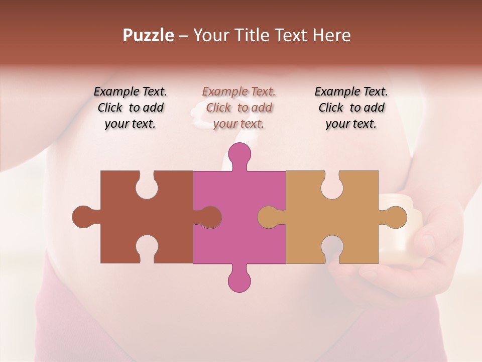 Tummy Baby Anticipation PowerPoint Template