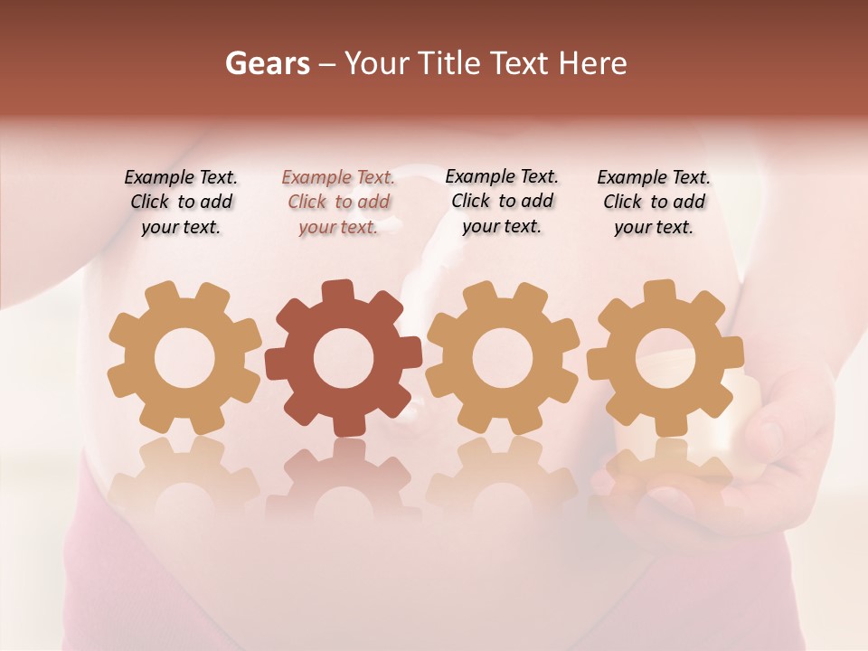 Tummy Baby Anticipation PowerPoint Template