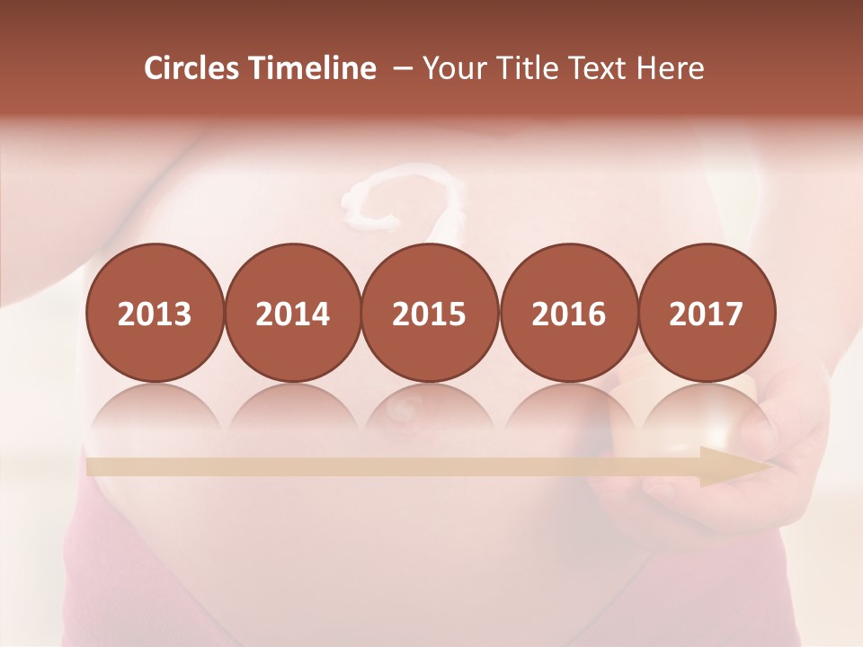 Tummy Baby Anticipation PowerPoint Template