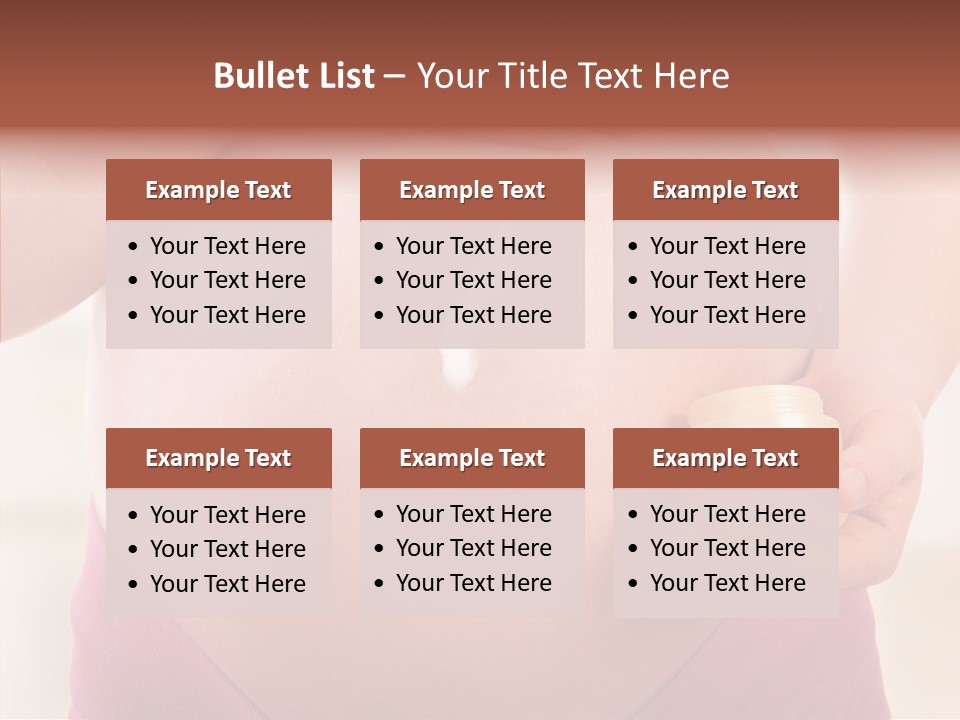 Tummy Baby Anticipation PowerPoint Template