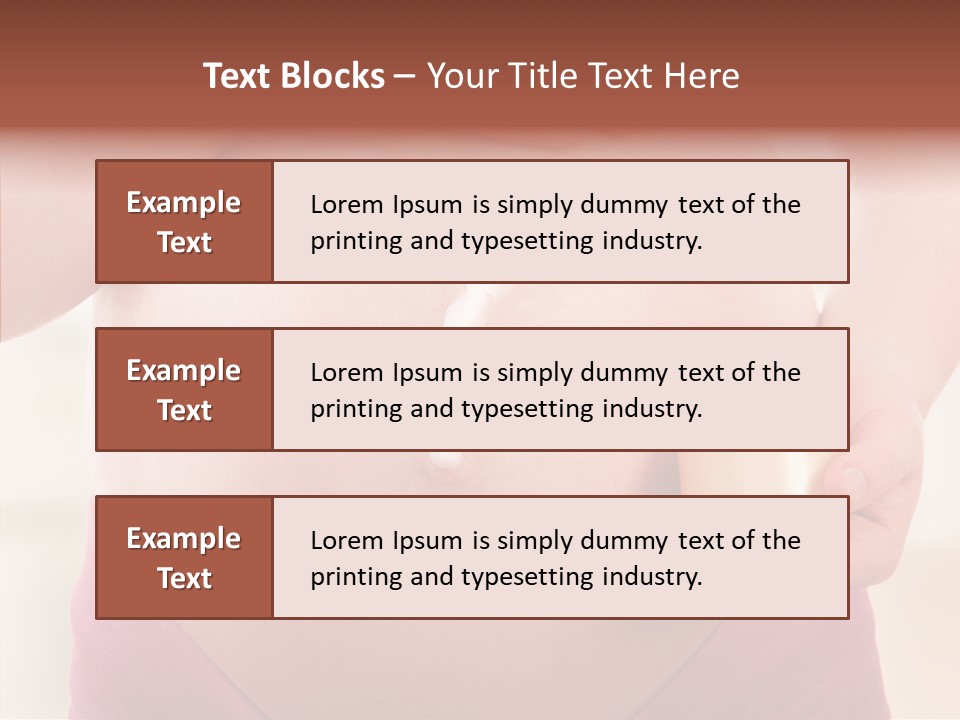 Tummy Baby Anticipation PowerPoint Template