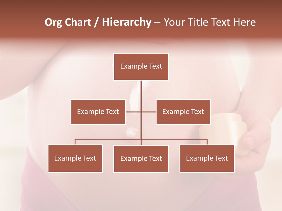 Tummy Baby Anticipation PowerPoint Template