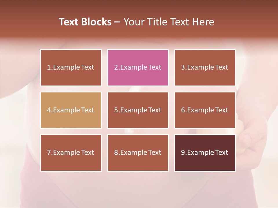 Tummy Baby Anticipation PowerPoint Template