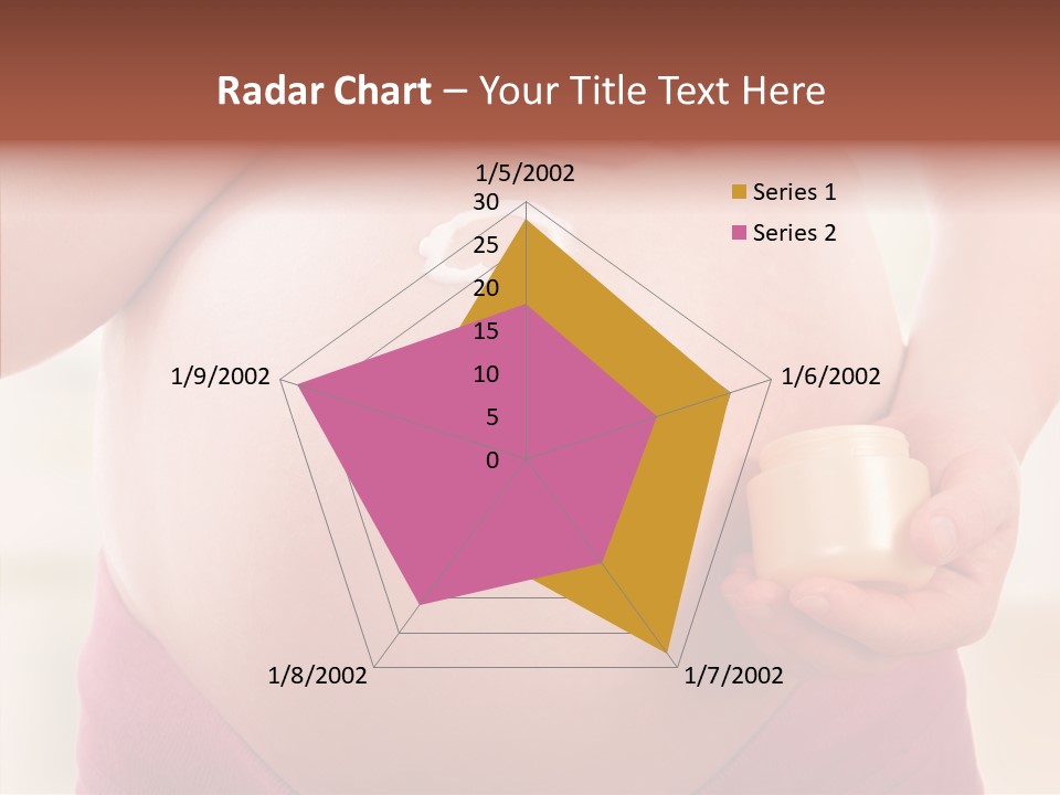 Tummy Baby Anticipation PowerPoint Template