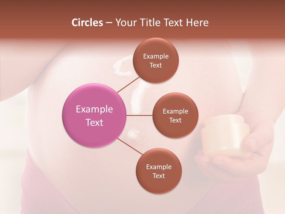 Tummy Baby Anticipation PowerPoint Template