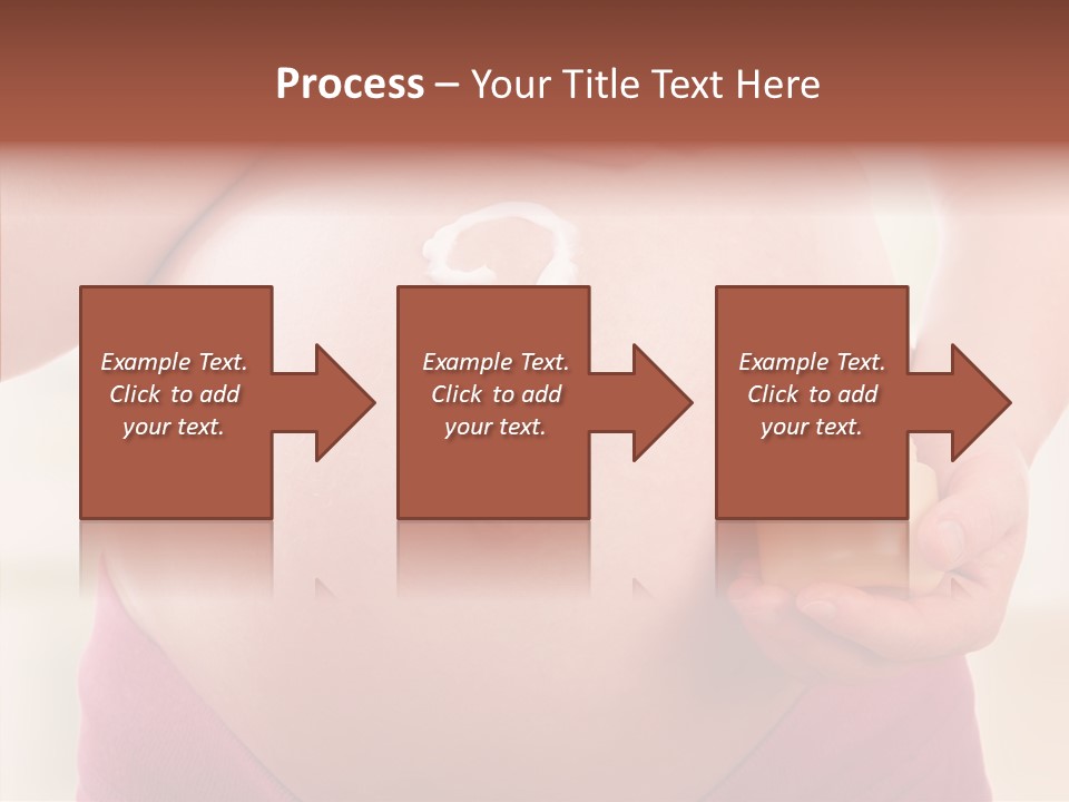 Tummy Baby Anticipation PowerPoint Template