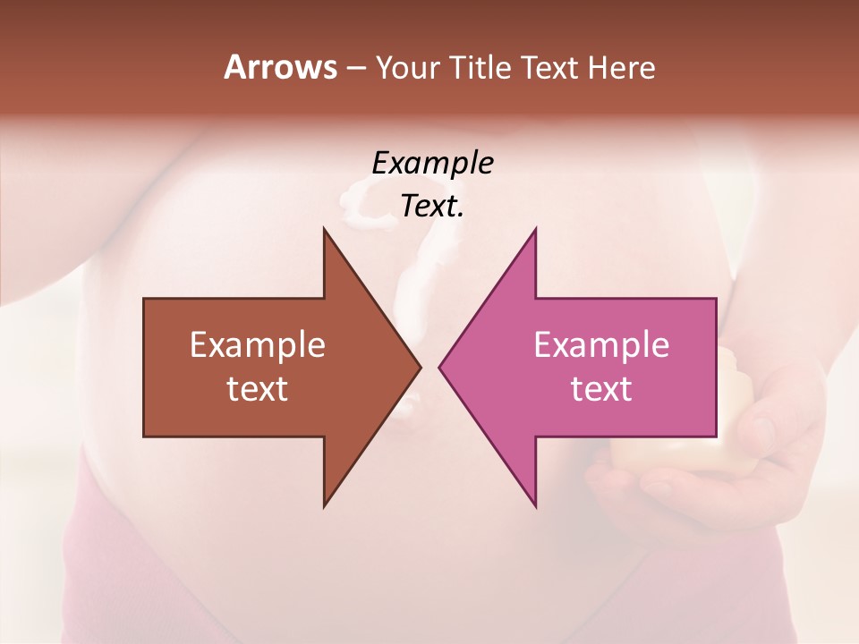 Tummy Baby Anticipation PowerPoint Template