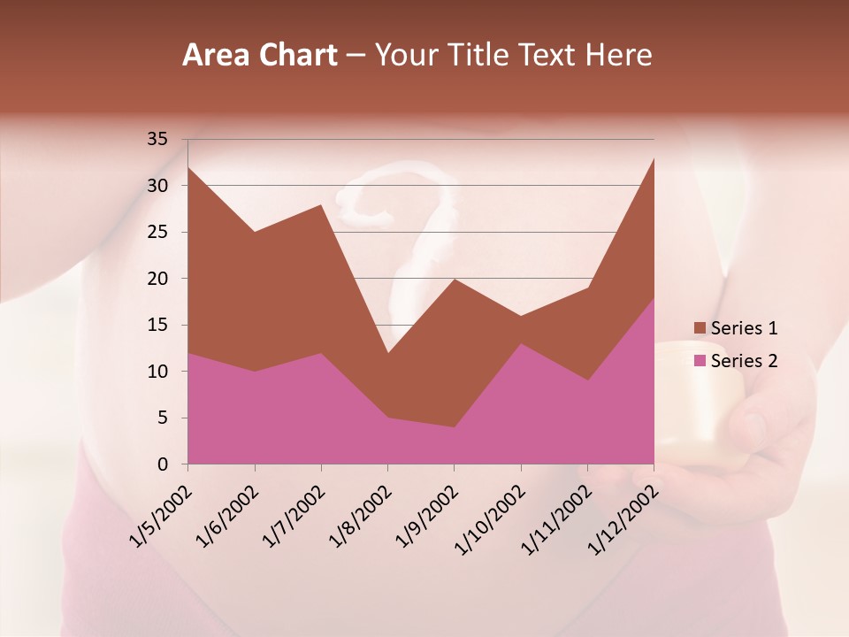 Tummy Baby Anticipation PowerPoint Template