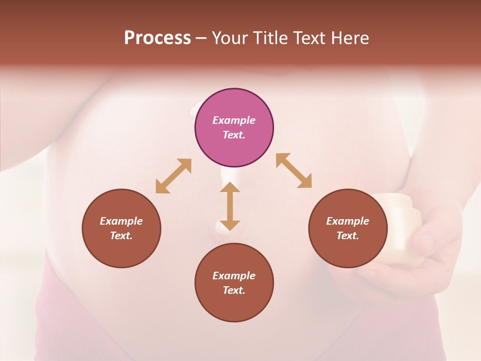 Tummy Baby Anticipation PowerPoint Template