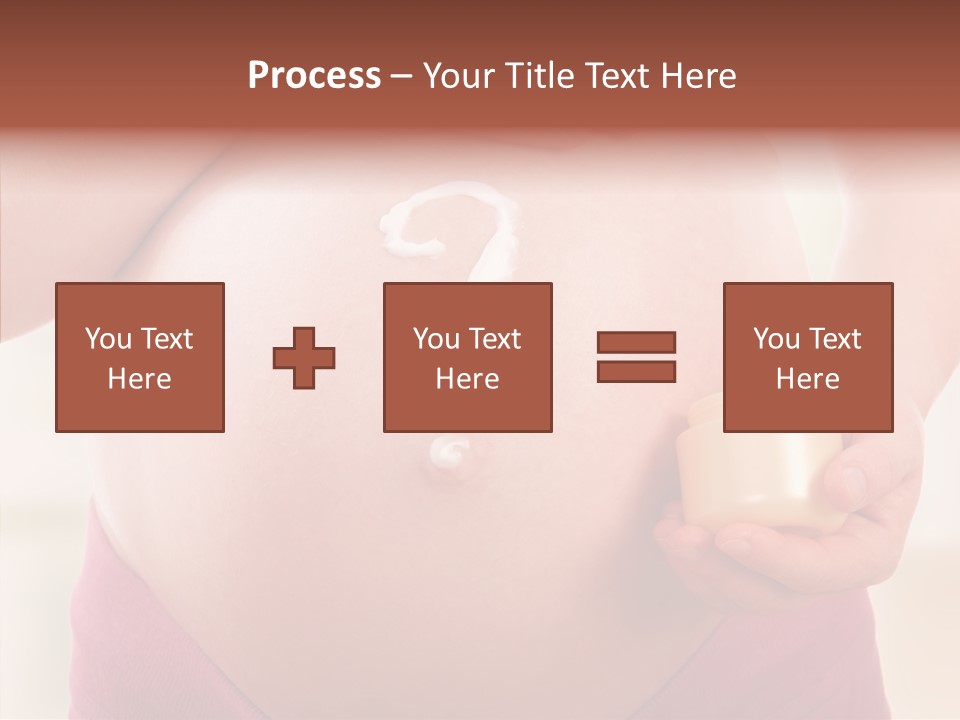 Tummy Baby Anticipation PowerPoint Template
