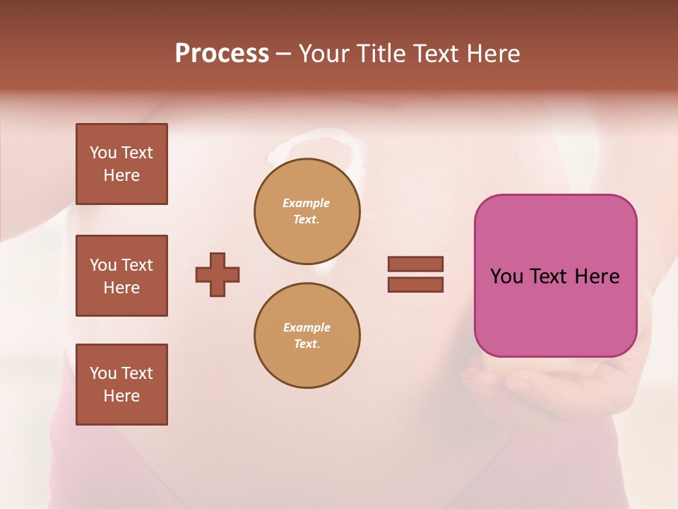 Tummy Baby Anticipation PowerPoint Template