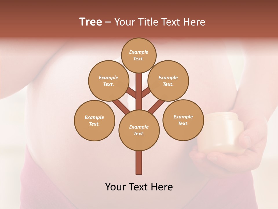 Tummy Baby Anticipation PowerPoint Template