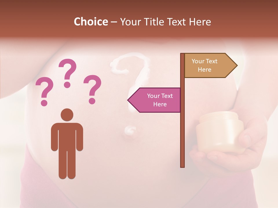 Tummy Baby Anticipation PowerPoint Template