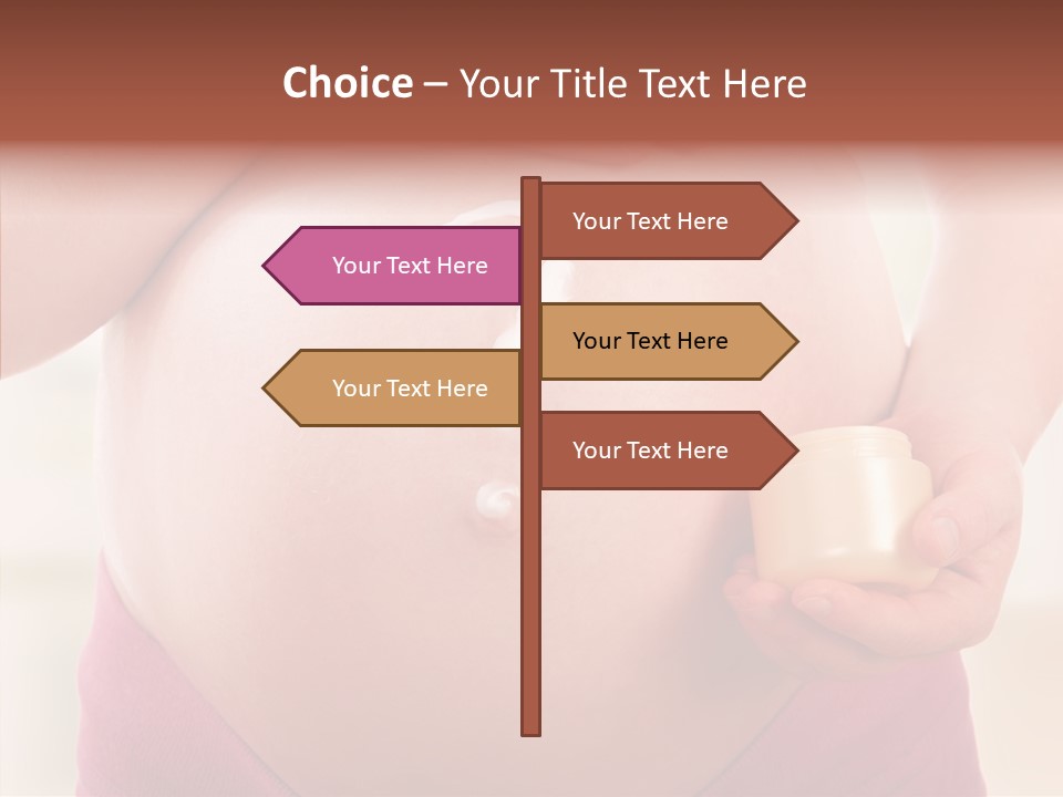 Tummy Baby Anticipation PowerPoint Template