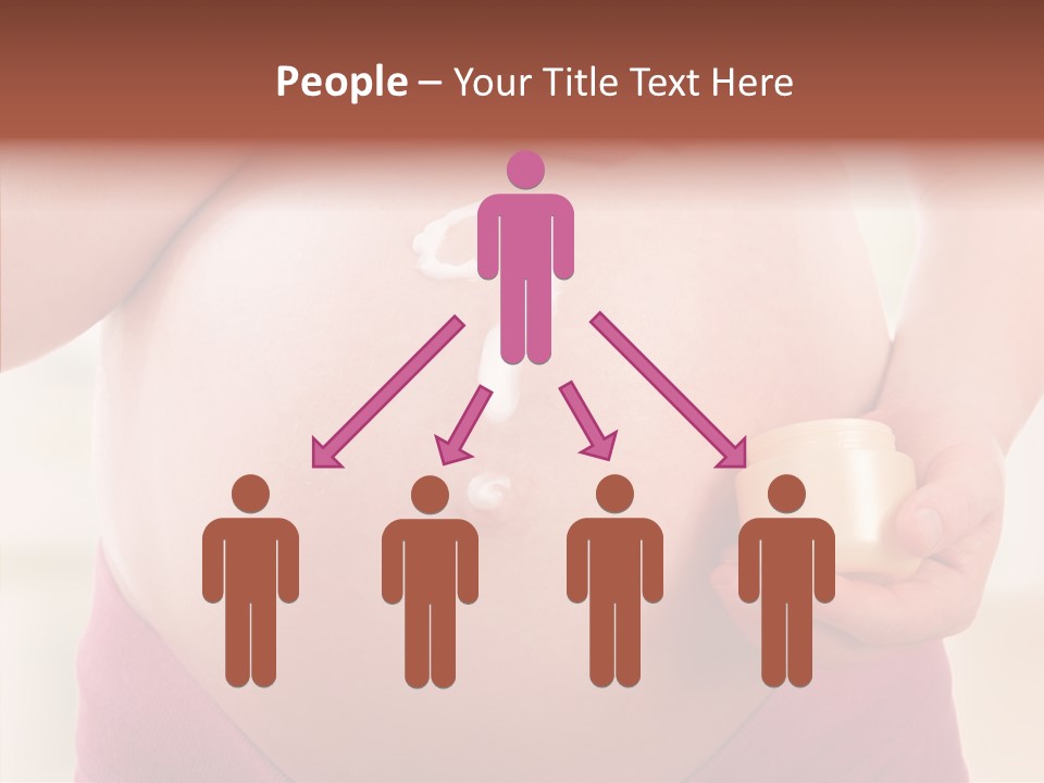 Tummy Baby Anticipation PowerPoint Template