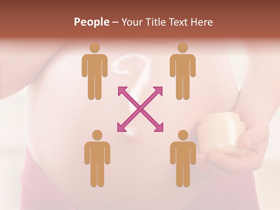 Tummy Baby Anticipation PowerPoint Template