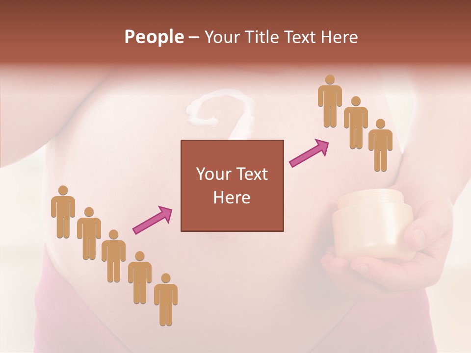 Tummy Baby Anticipation PowerPoint Template