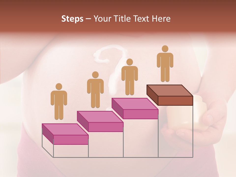 Tummy Baby Anticipation PowerPoint Template