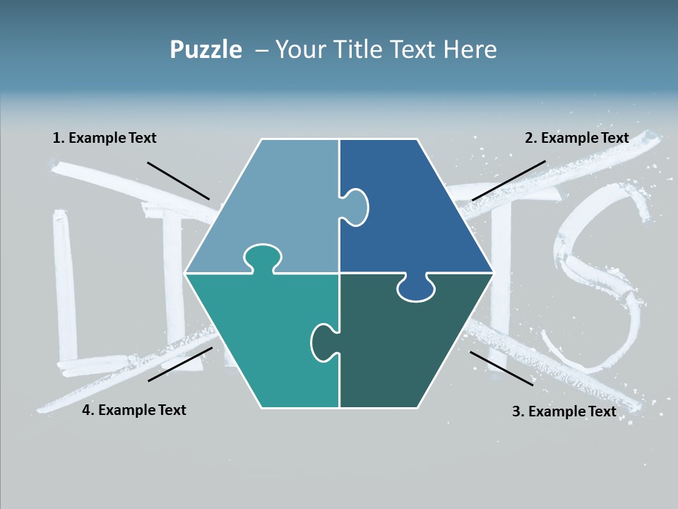 Potential Letter Top PowerPoint Template
