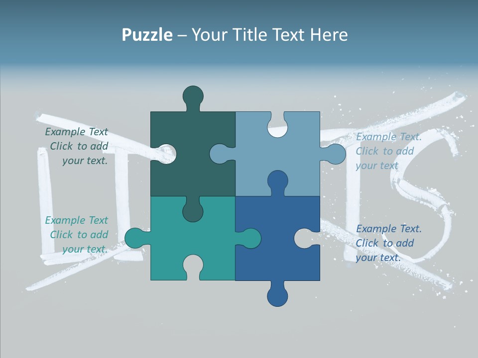 Potential Letter Top PowerPoint Template