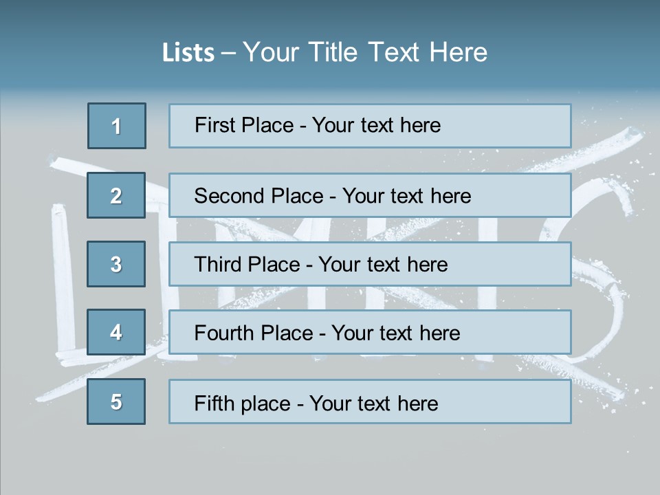 Potential Letter Top PowerPoint Template