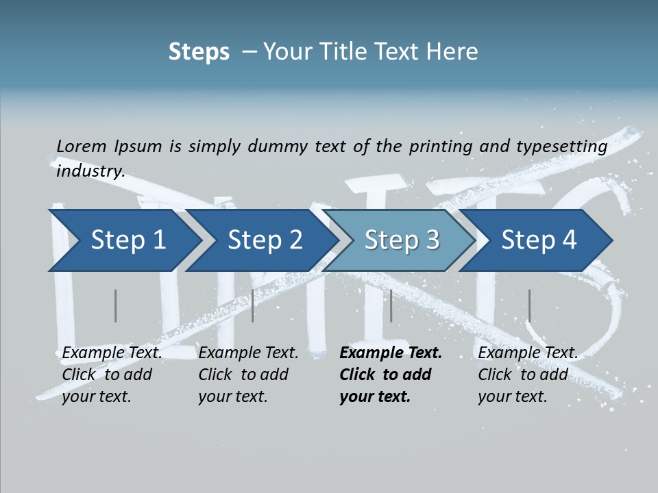 Potential Letter Top PowerPoint Template