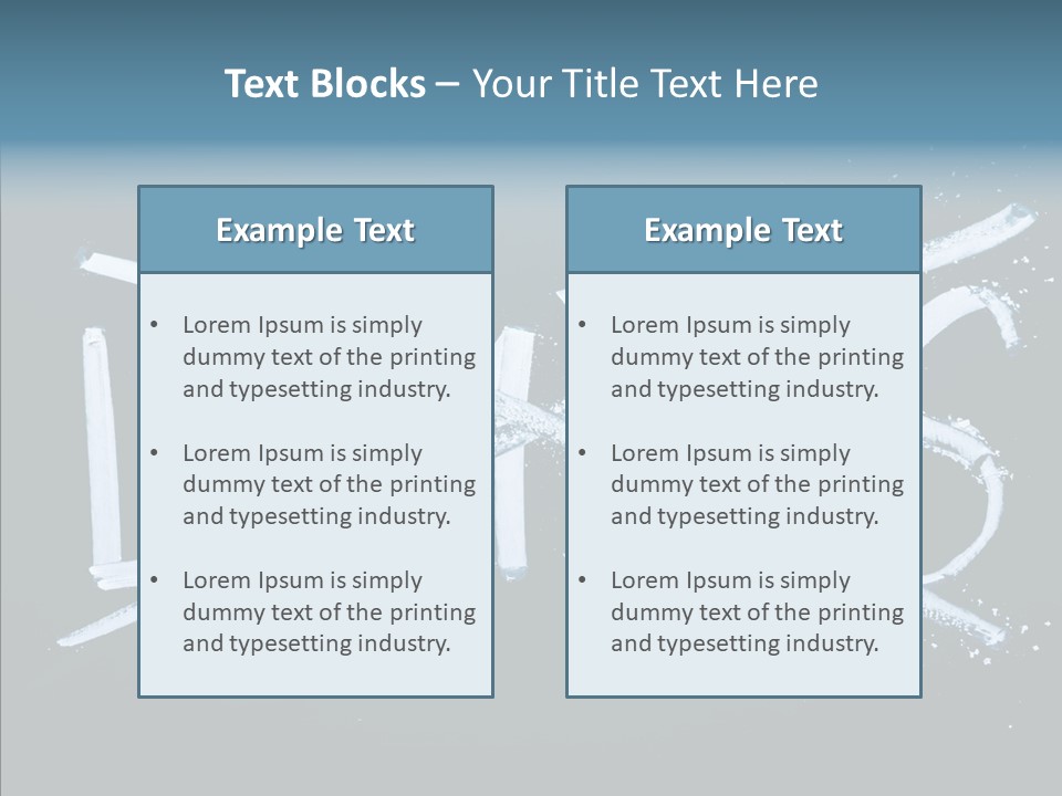 Potential Letter Top PowerPoint Template