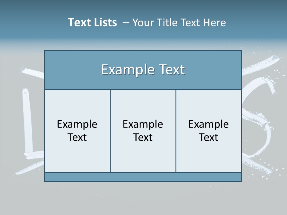 Potential Letter Top PowerPoint Template