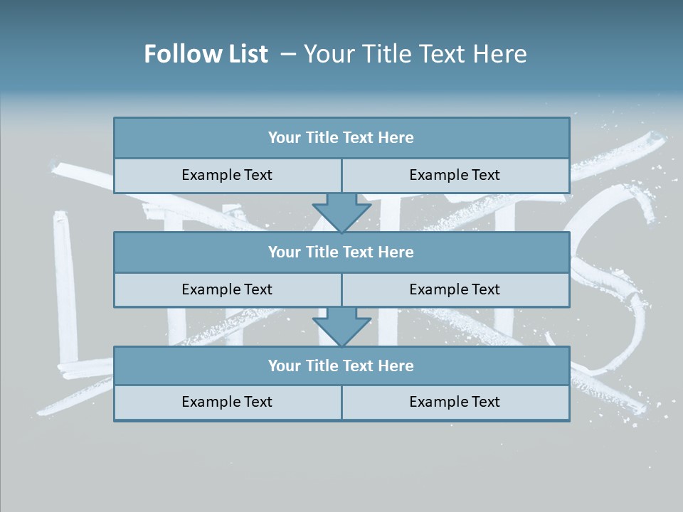 Potential Letter Top PowerPoint Template