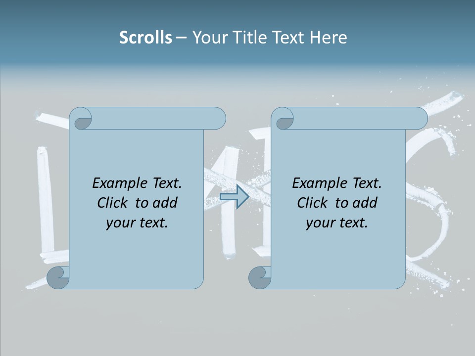 Potential Letter Top PowerPoint Template