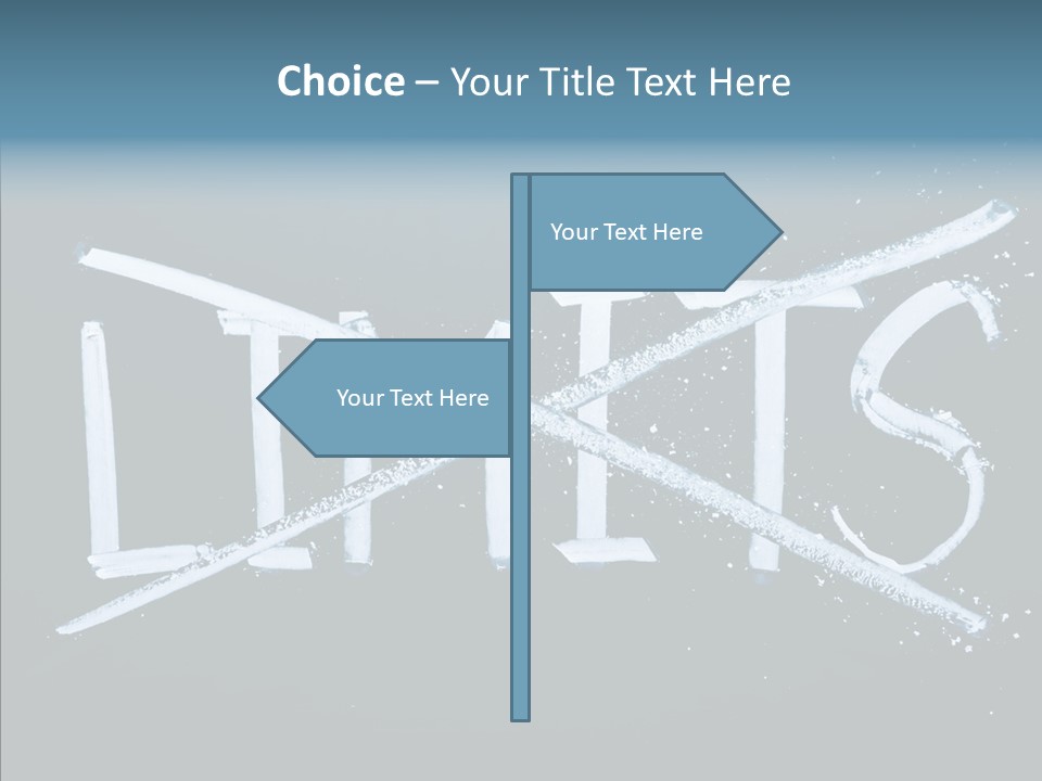 Potential Letter Top PowerPoint Template