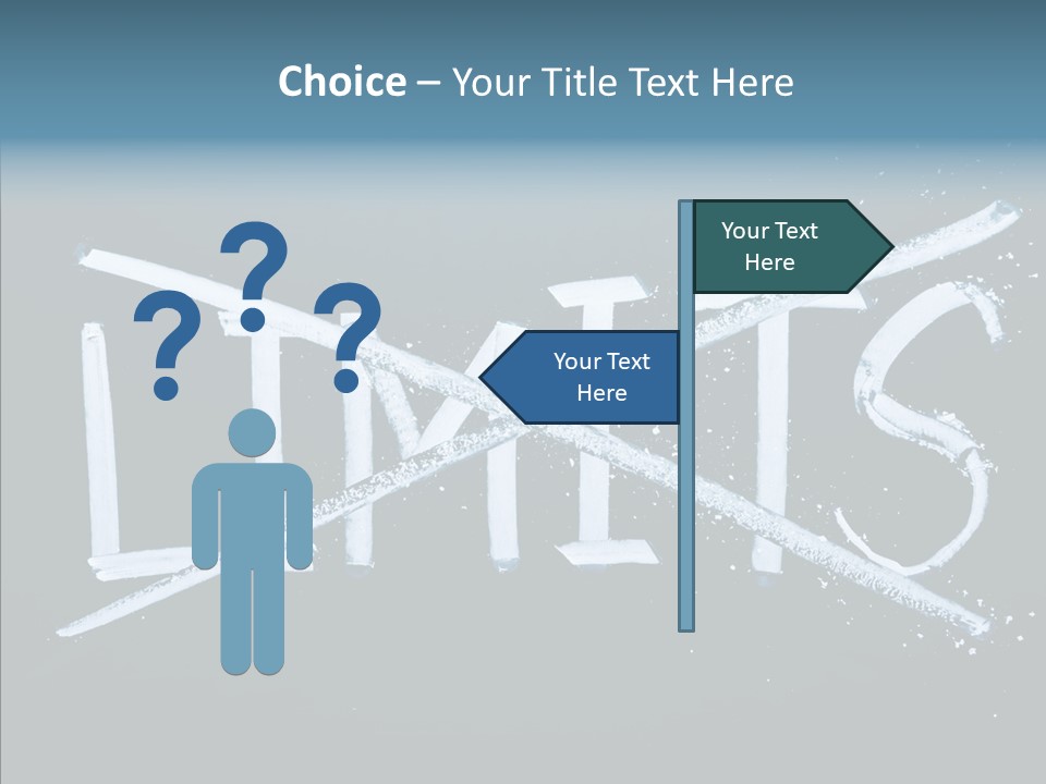 Potential Letter Top PowerPoint Template