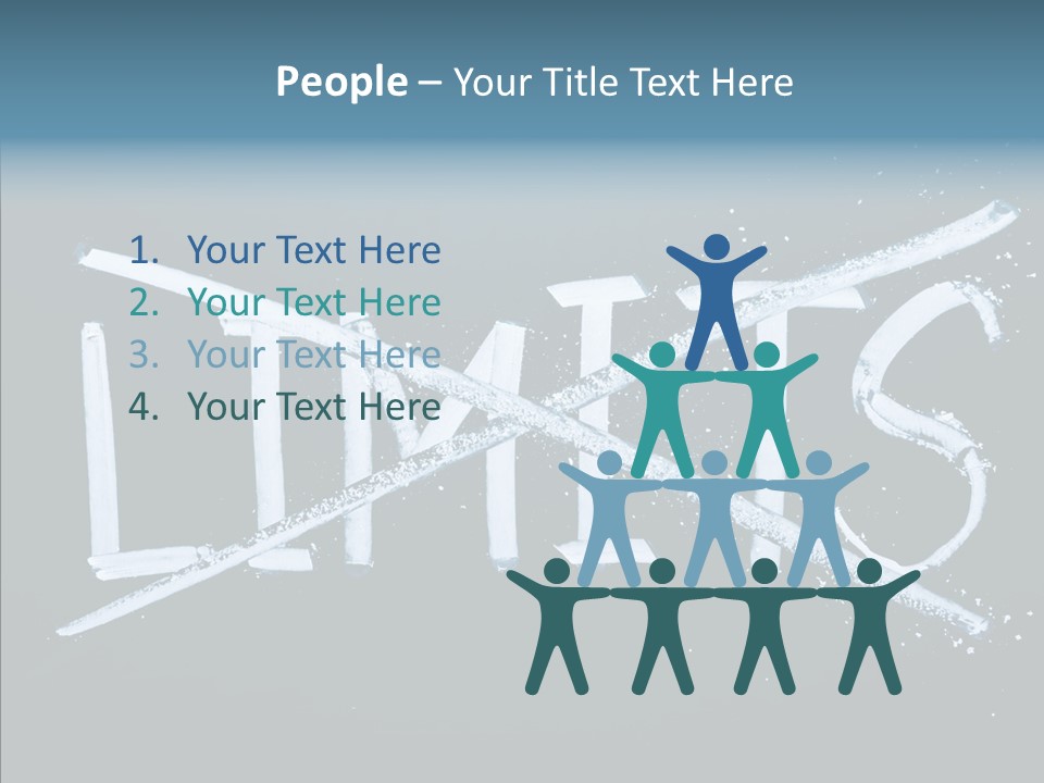 Potential Letter Top PowerPoint Template