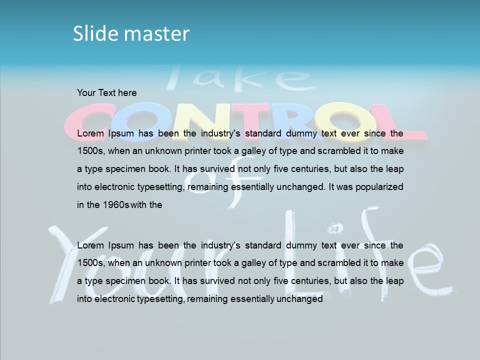Shadow Business Motivation PowerPoint Template