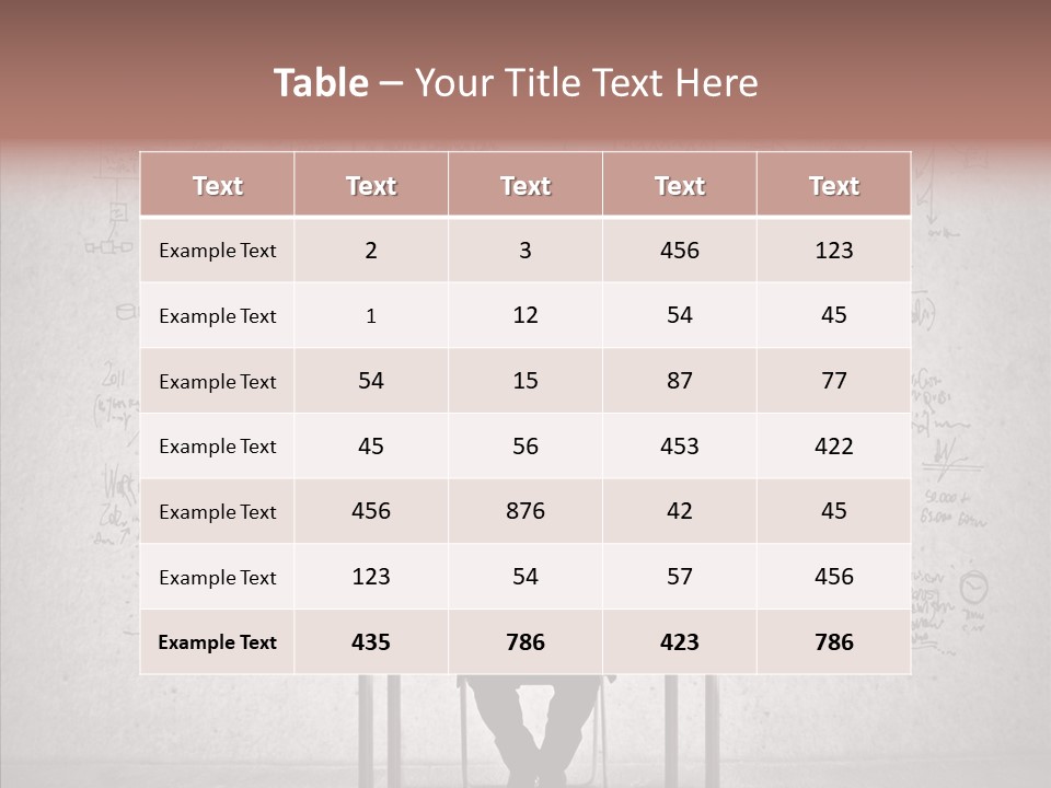 Indoor Statistics Business PowerPoint Template