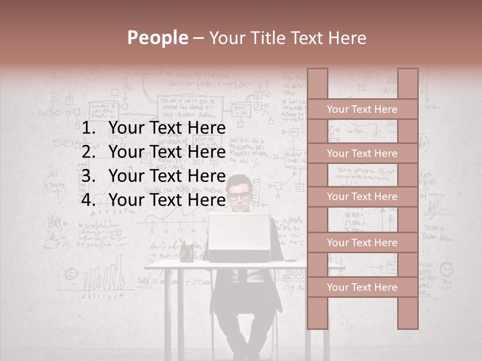 Indoor Statistics Business PowerPoint Template