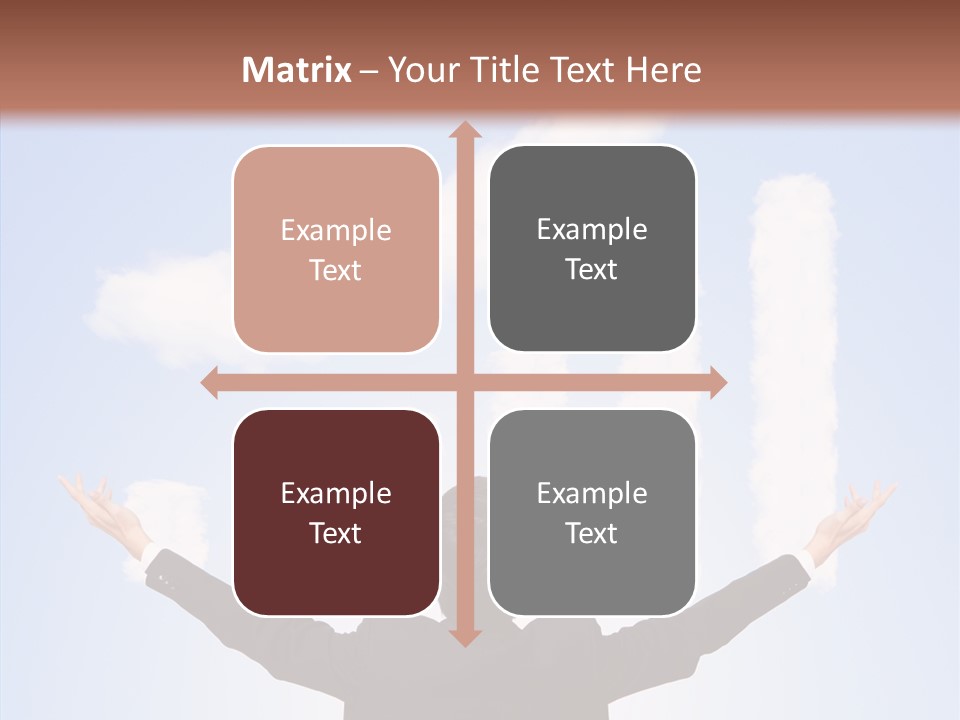 Shares Back Person PowerPoint Template