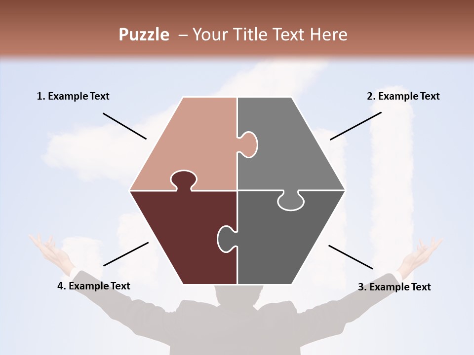 Shares Back Person PowerPoint Template