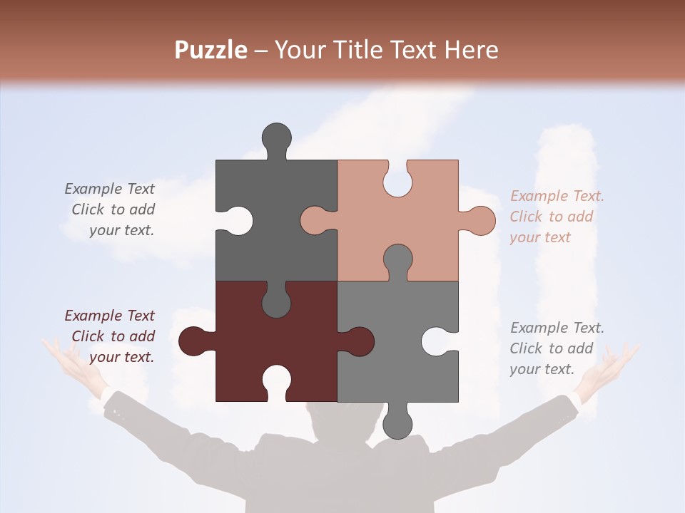 Shares Back Person PowerPoint Template