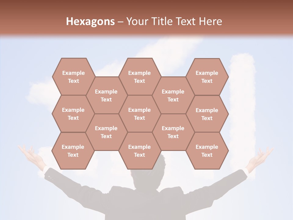 Shares Back Person PowerPoint Template