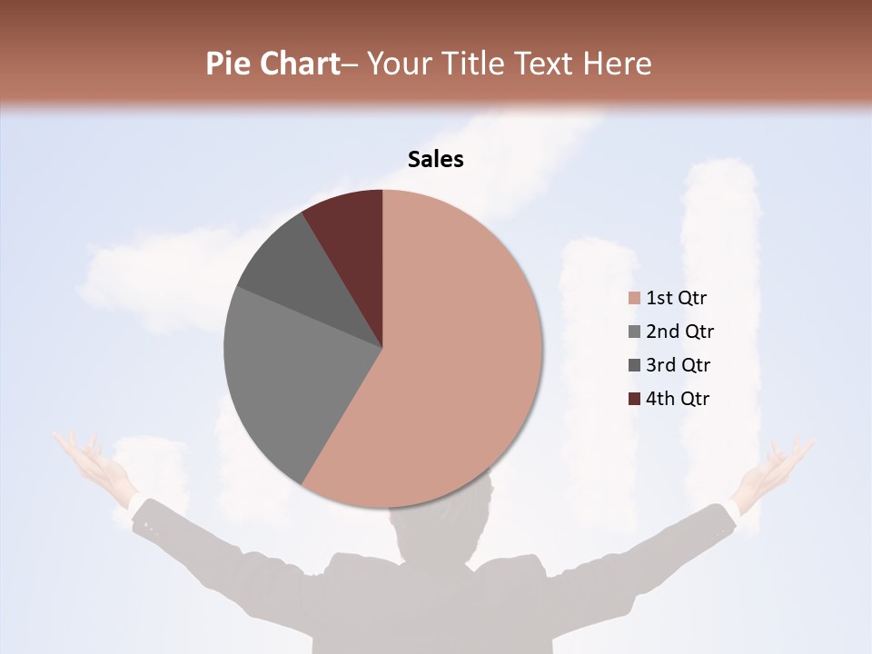 Shares Back Person PowerPoint Template