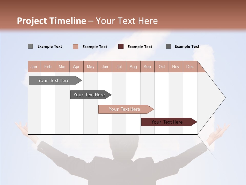 Shares Back Person PowerPoint Template
