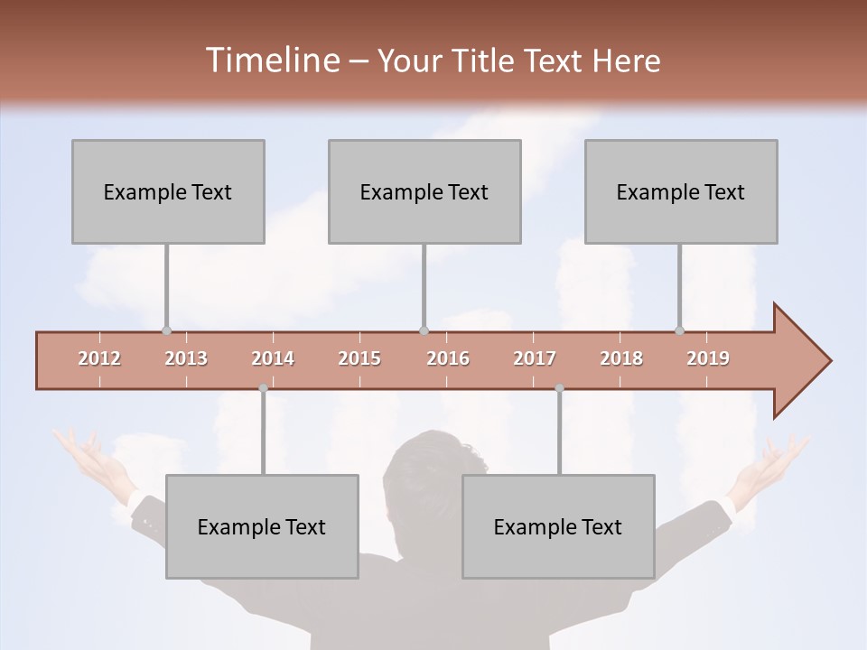 Shares Back Person PowerPoint Template