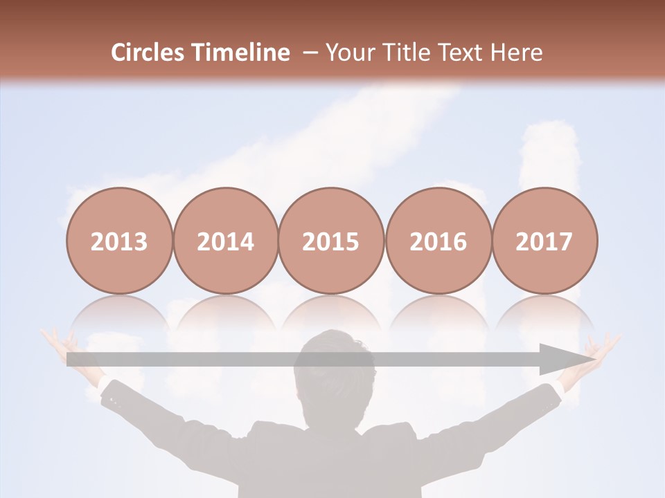 Shares Back Person PowerPoint Template