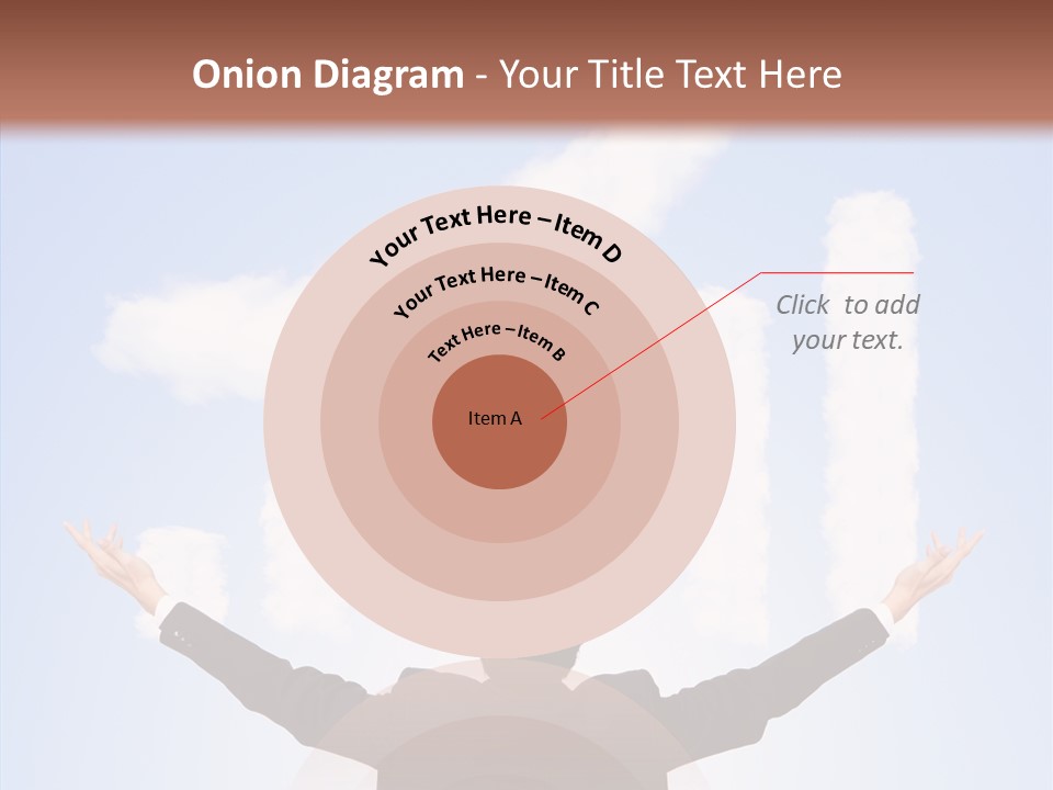 Shares Back Person PowerPoint Template