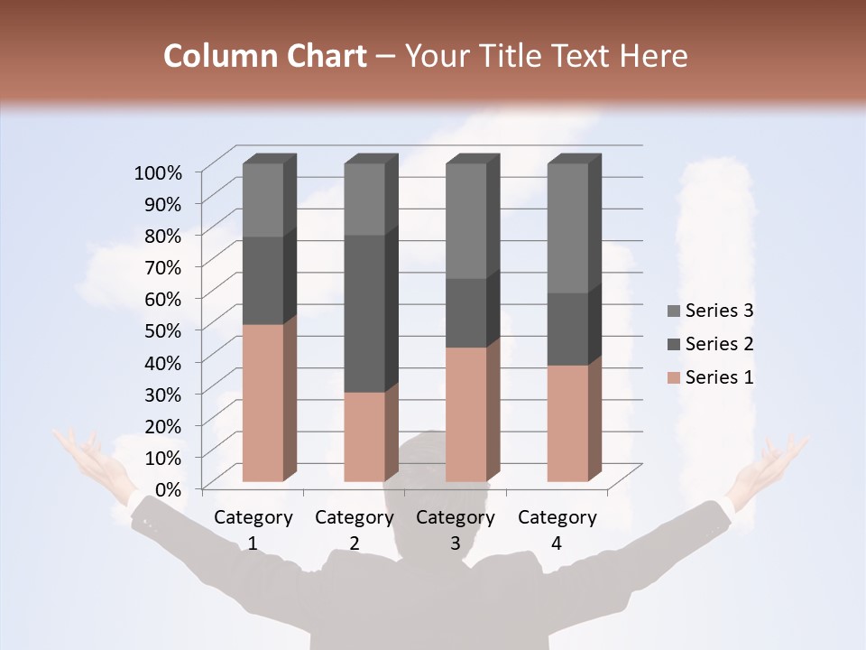 Shares Back Person PowerPoint Template